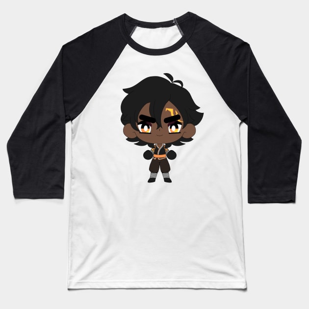 Fighting Stance Cole V2 Power Up Baseball T-Shirt by Owlhana